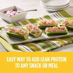 StarKist pouch used as salad topping, adding protein and flavor to greens