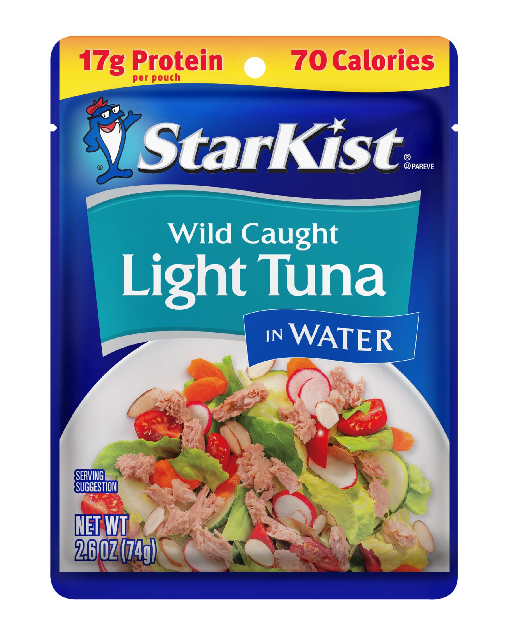 StarKist close-up of a single pouch showing packaging detail and portability