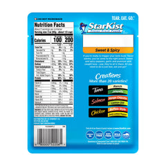 StarKist tuna close-up texture highlighting flaky tuna and bold seasoning