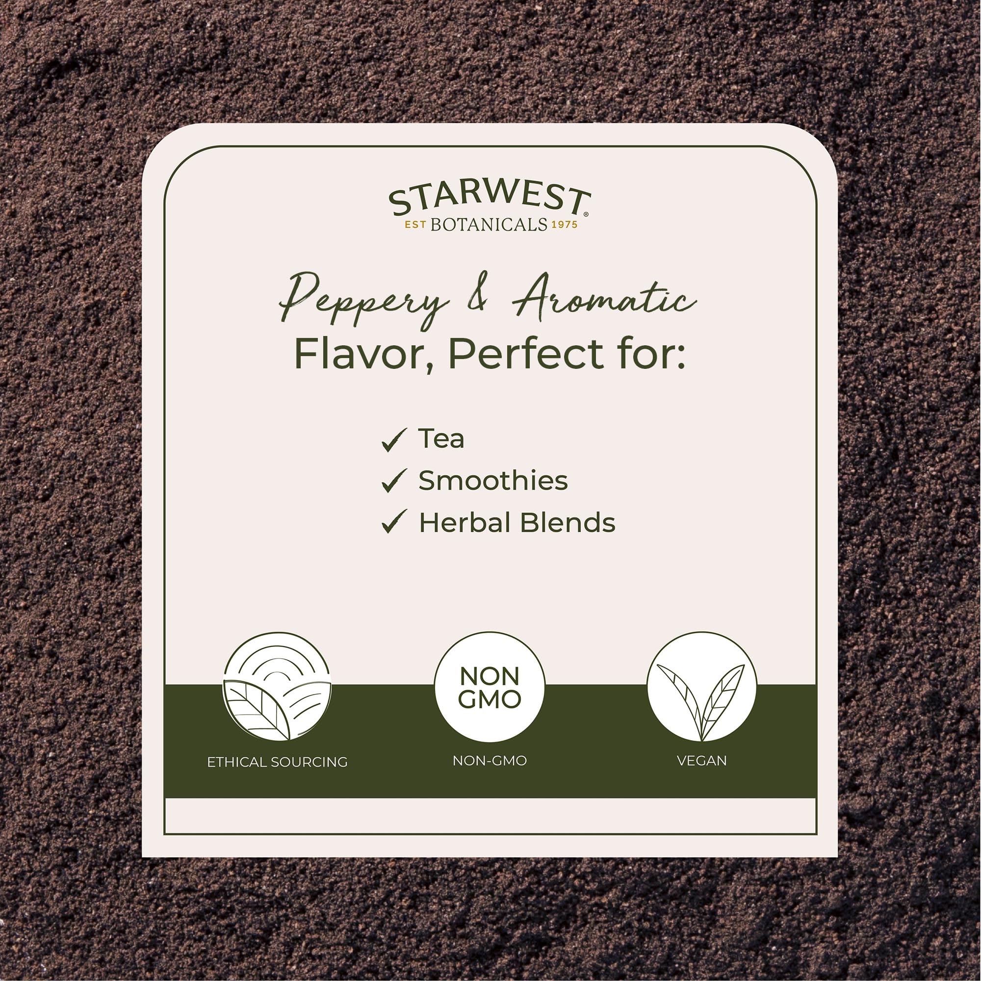 Starwest Botanicals powder on a scoop with scale showing one-pound bulk portion convenience