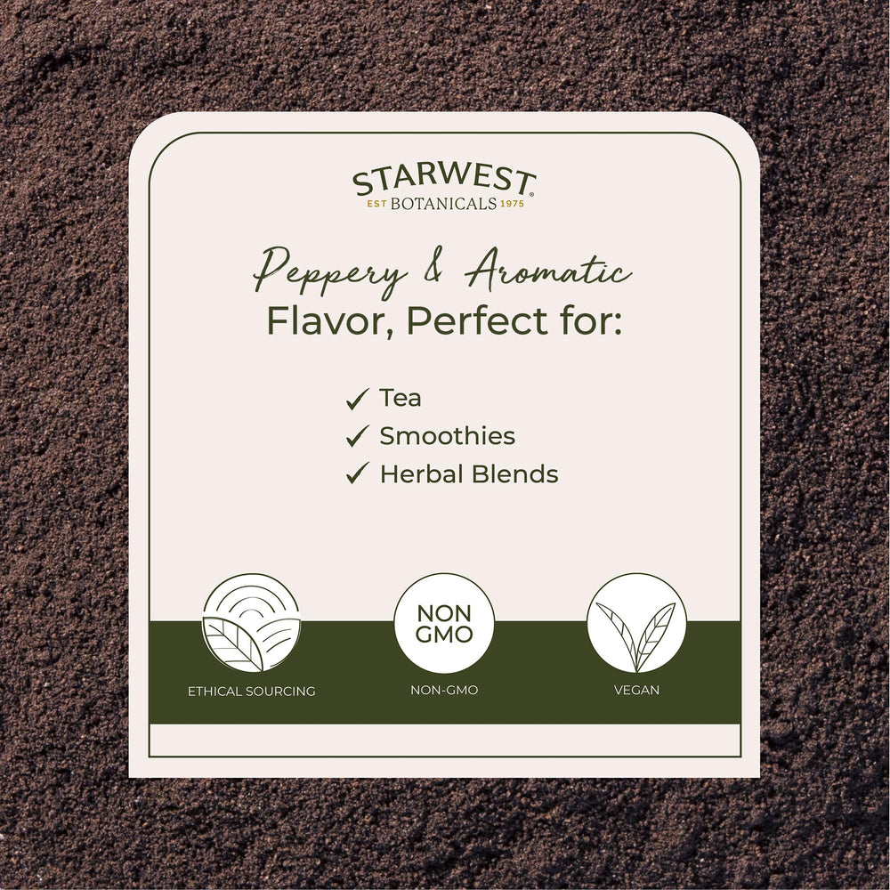 Starwest Botanicals powder on a scoop with scale showing one-pound bulk portion convenience
