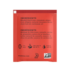 Stash foil-wrapped tea bag individually sealed to preserve flavor and freshness