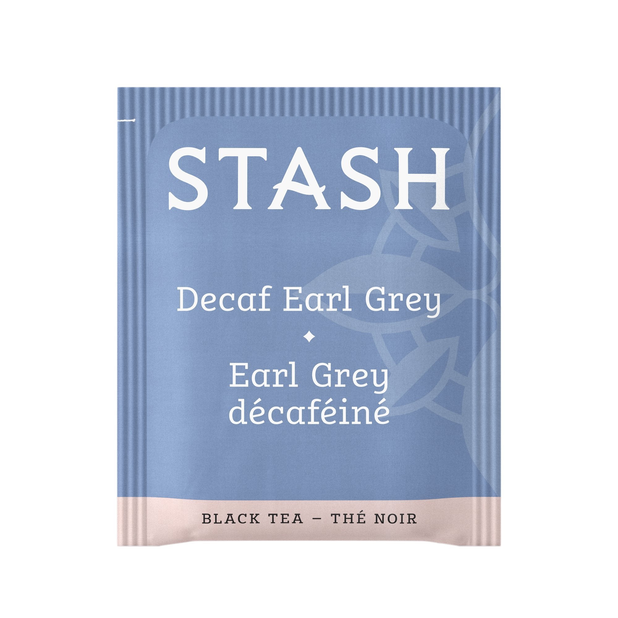 Close-up of Stash tea bag with label and string, showing premium materials and freshness