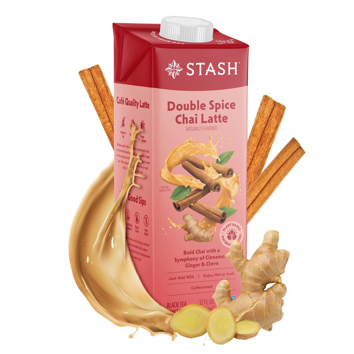 Stash front carton showing product branding and packaging benefit clarity