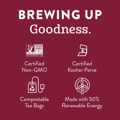 Stash single tea bag unwrapped with tag displayed for easy brewing and portability