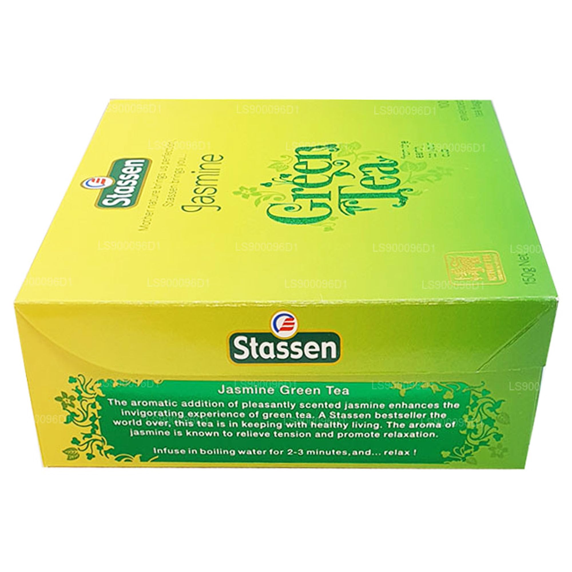Stassen brewed cup top view with jasmine aroma visible for a calming sip