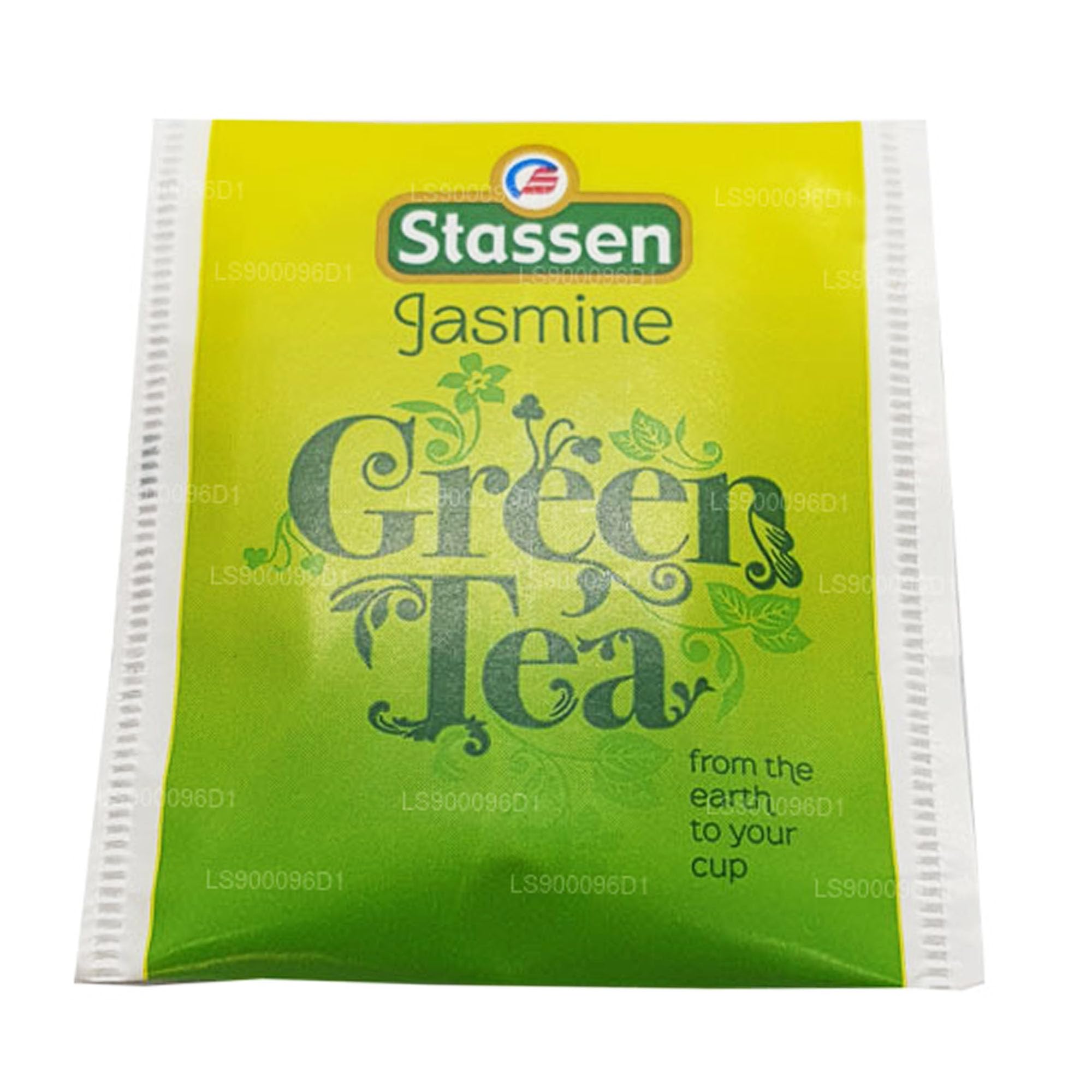 Stassen size comparison next to mug illustrating 100 bags value and household supply