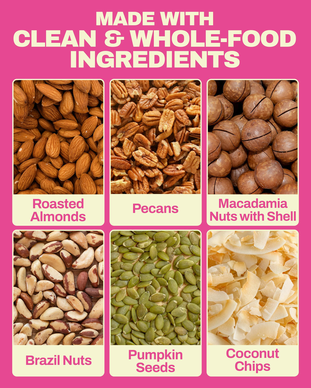 STEADYCRUNCH assorted nuts in bowl demonstrating high-protein snack