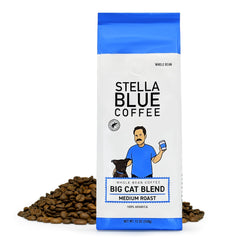 Stella Blue front packaging showing 12oz bag and brand logo for shelf appeal