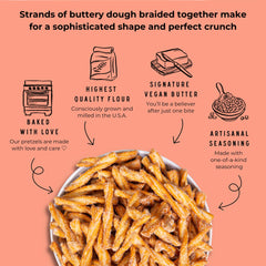 Stellar Snacks hand holding mini sampler demonstrating portability and on-the-go convenience