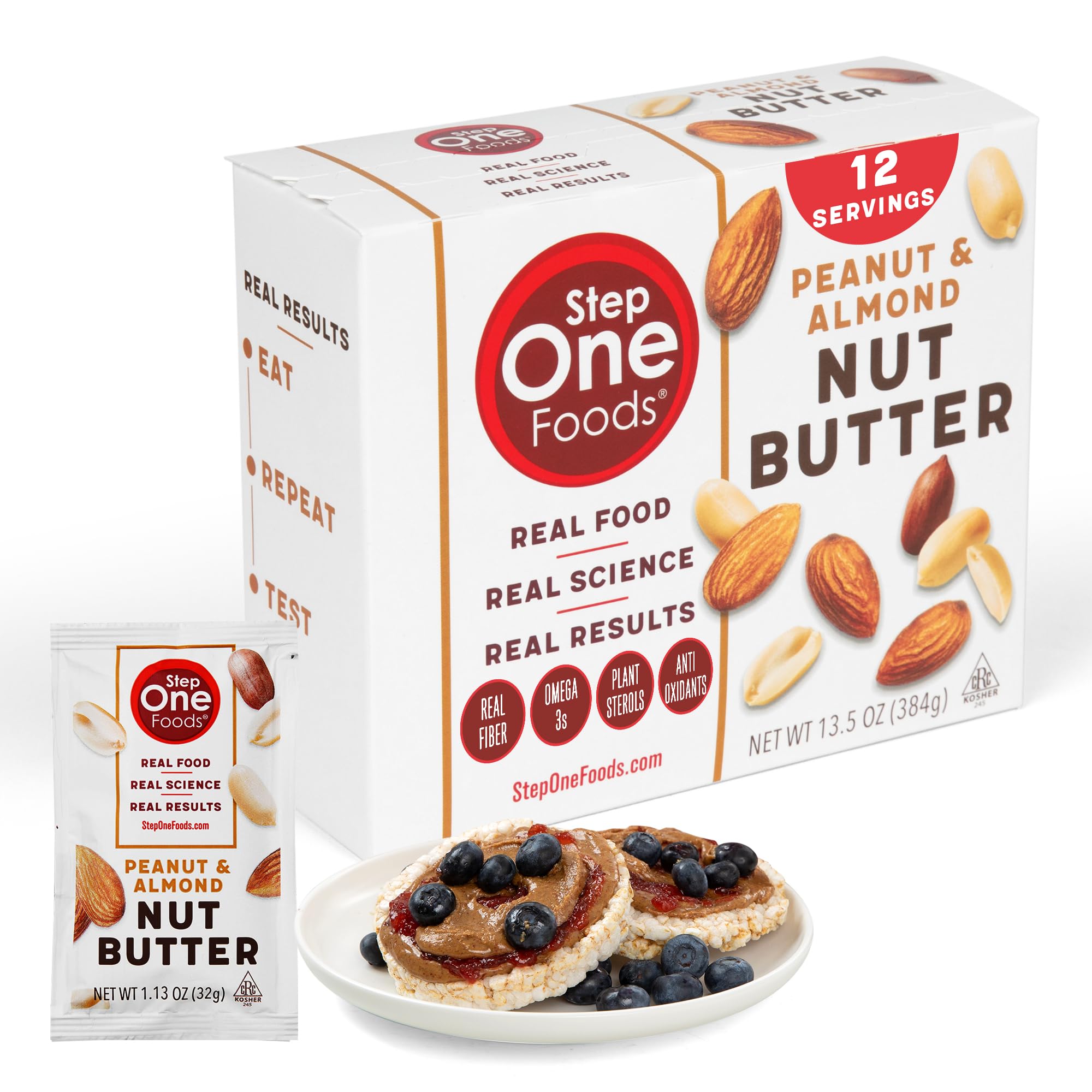 Step One Foods front pouch showing branding and convenience