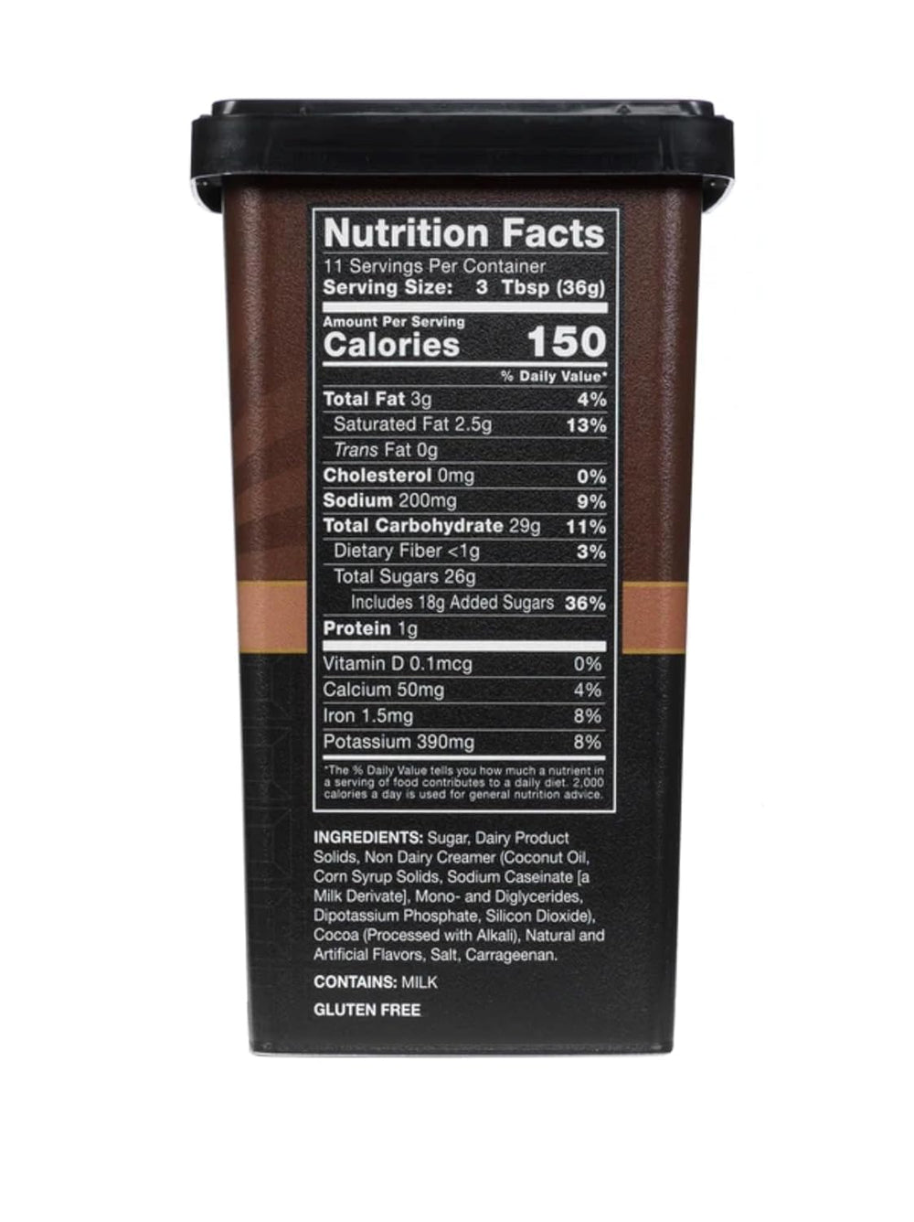 STEPHEN'S close-up of label highlighting gourmet ingredients and origin