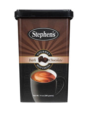 STEPHEN'S front canister showing dark chocolate cocoa branding and convenience