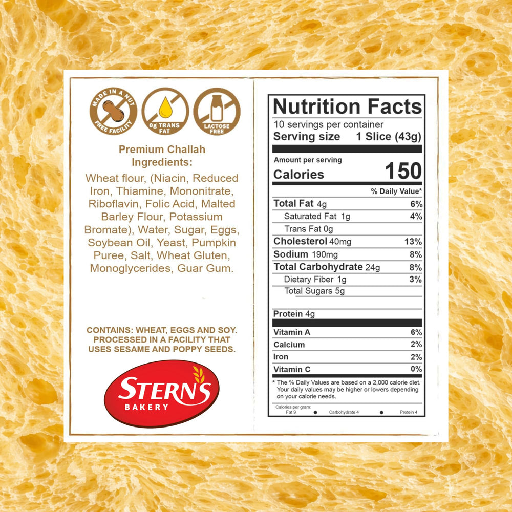 Stern's Bakery loaf in sealed bakery bag preserving freshness and aroma