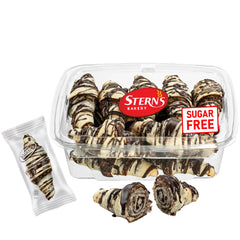 Stern's Bakery front packaging showing sugar-free pastries and gifting appeal