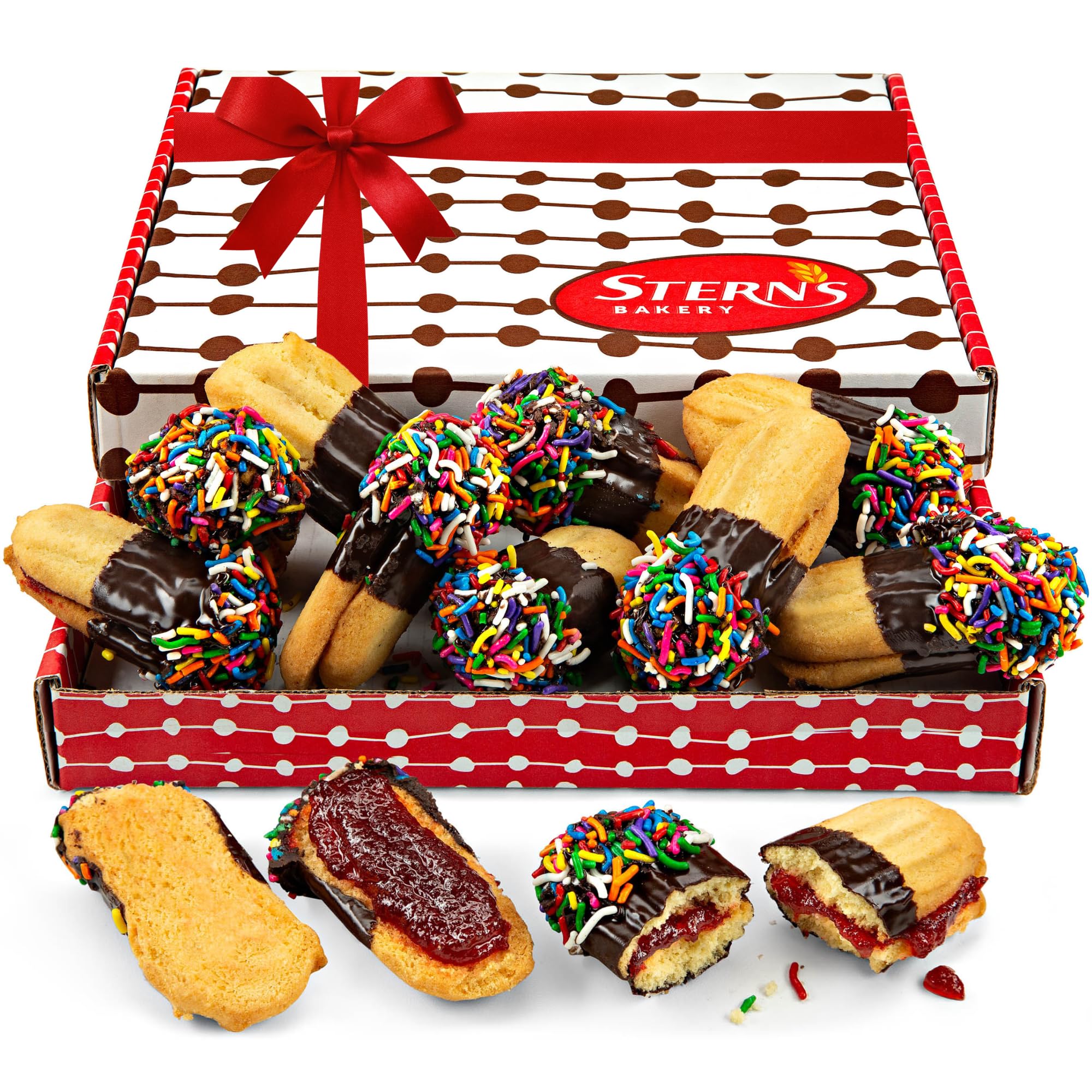 Stern's Bakery front packaging showing gift-ready box and branding, perfect for gifting