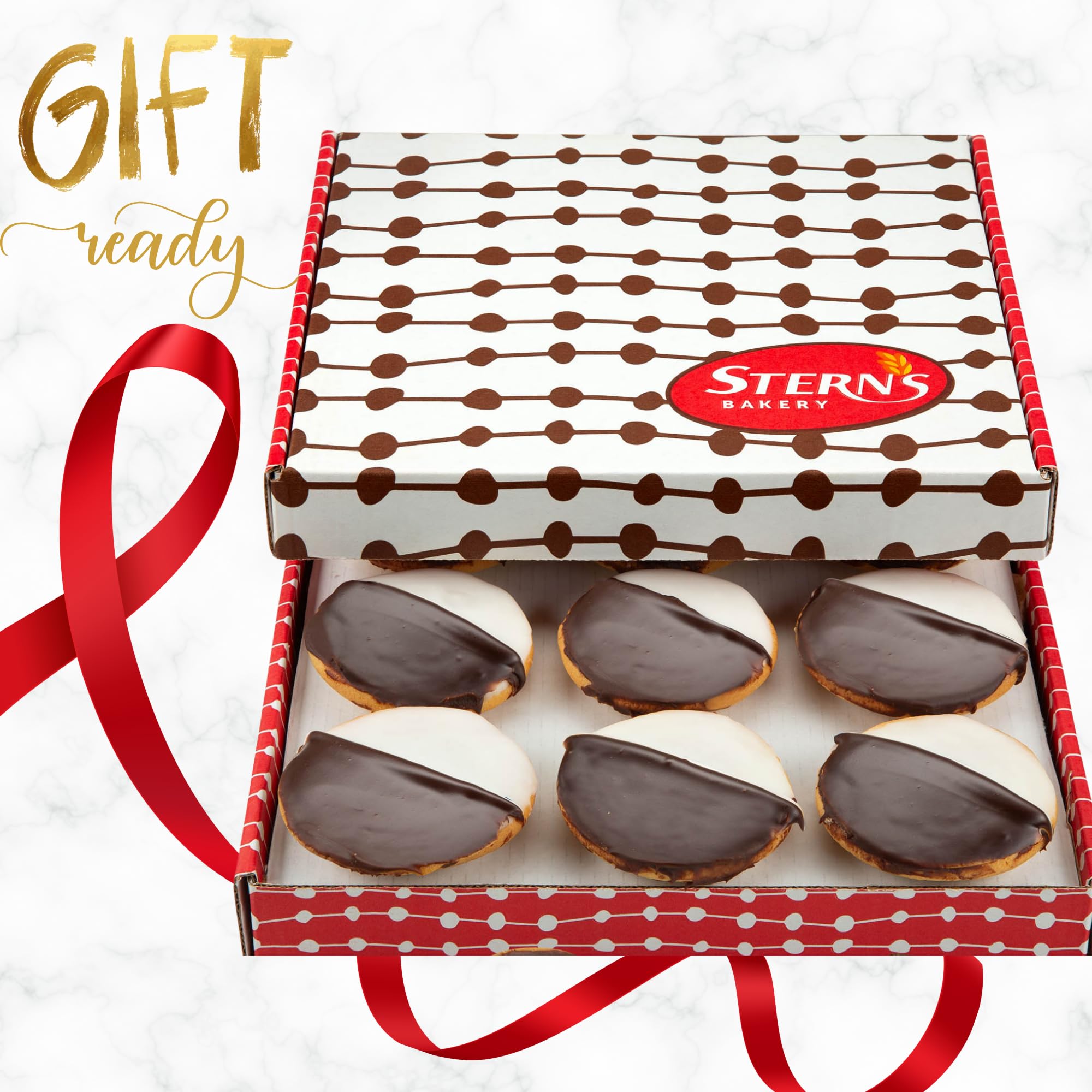 Stern’s individually wrapped cookie close-up, keeps freshness for shipping