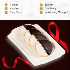 Stern’s half-chocolate half-vanilla icing detail, shows authentic bakery finish