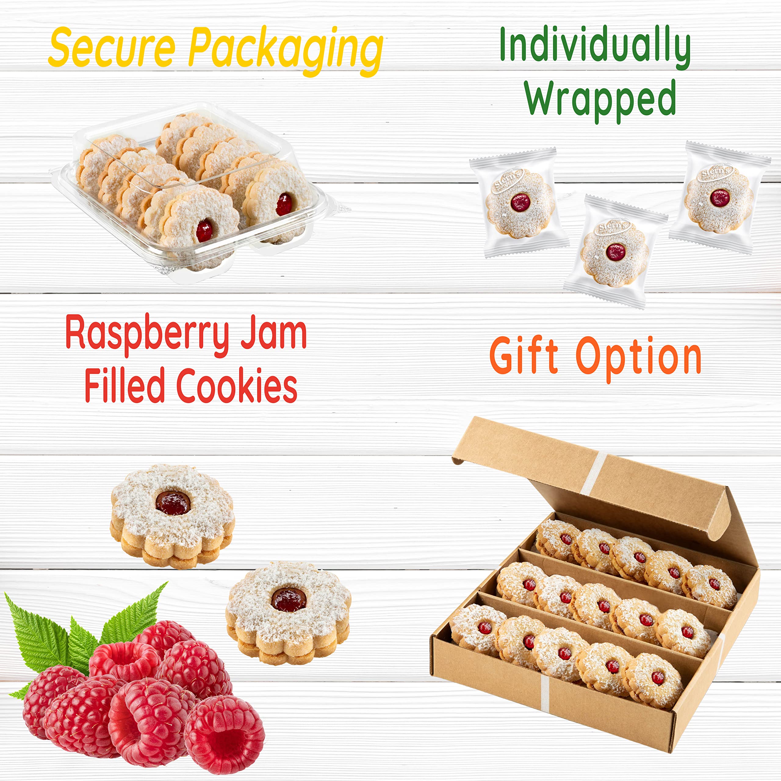 Stern's Bakery product label with kosher dairy-free nut-free badges offering allergen assurance