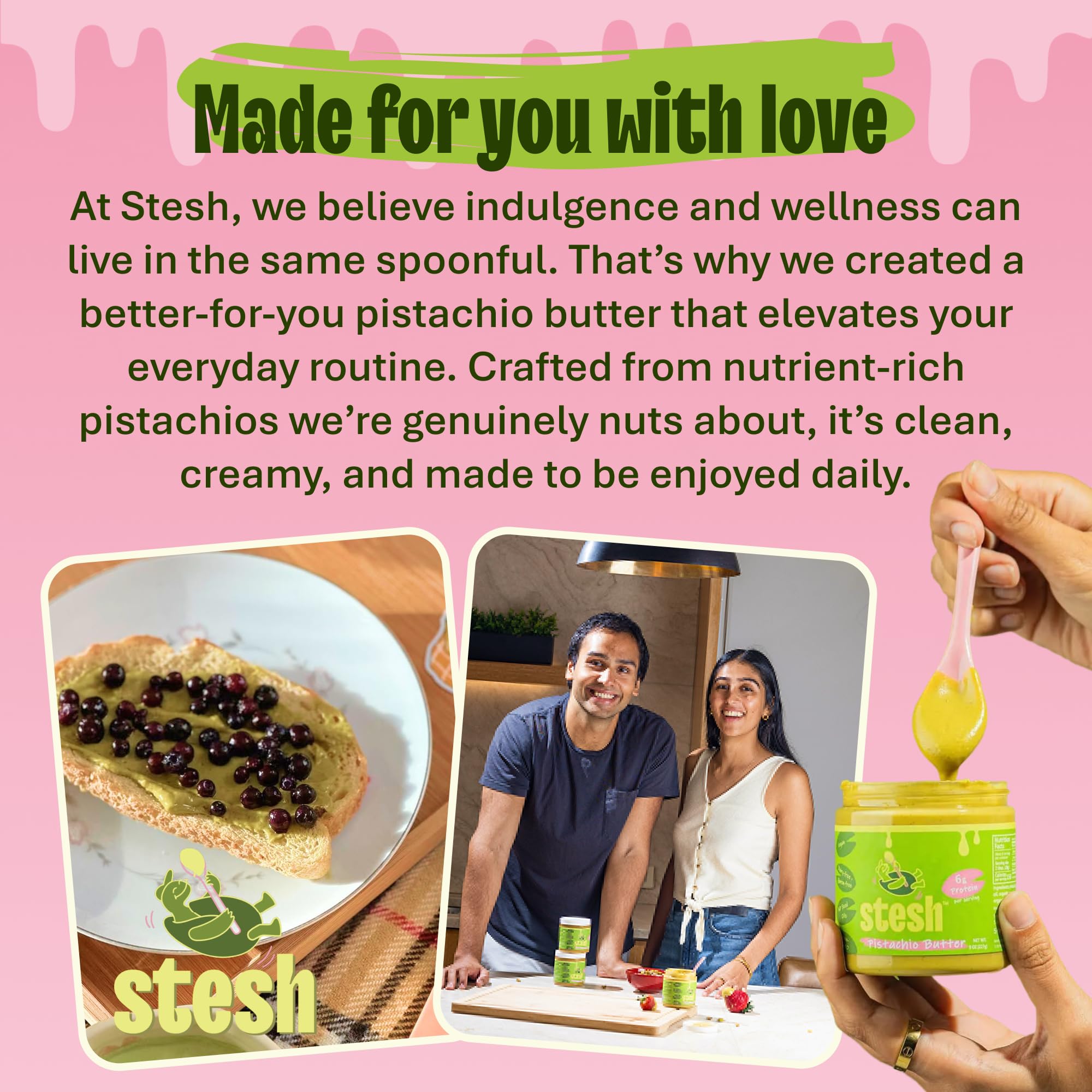 Stesh used in baking to show versatility and flavor boost in recipes