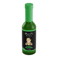 Steve-O's front label view showing bottle and bold verde flavor benefit