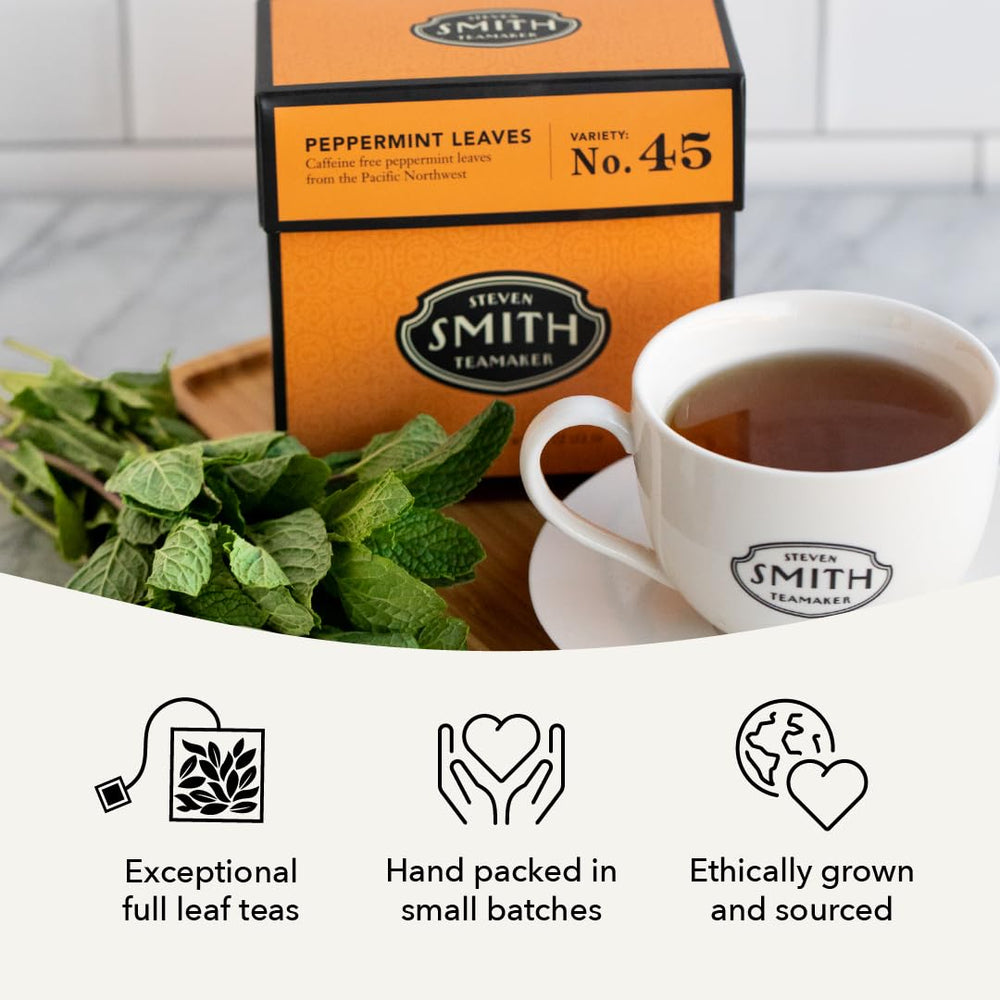 STEVEN SMITH TEAMAKER sachet label focused on compostable, microplastic-free benefit