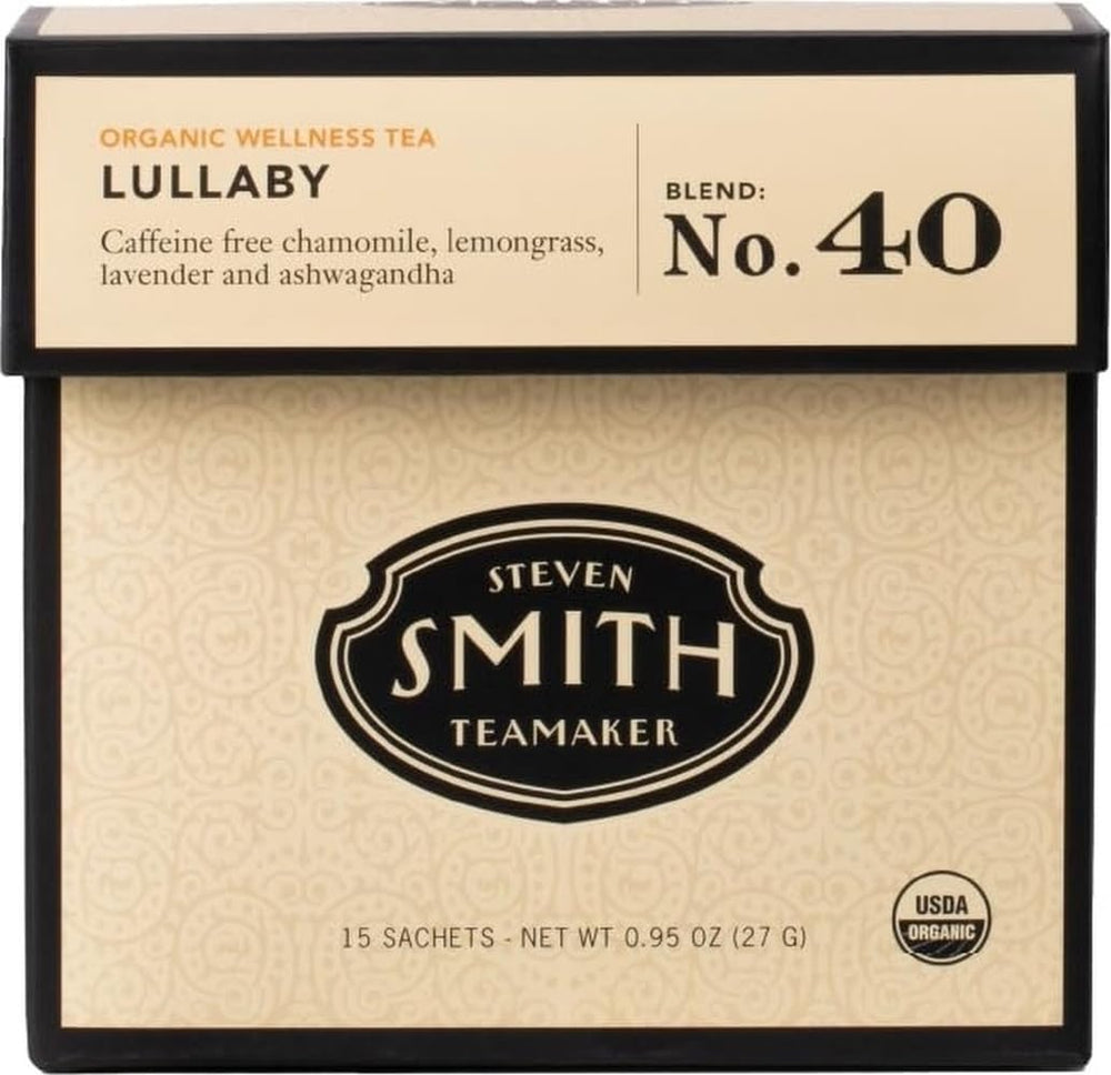 STEVEN SMITH TEAMAKER front packaging showing 15 sachets and premium branding benefit clarity