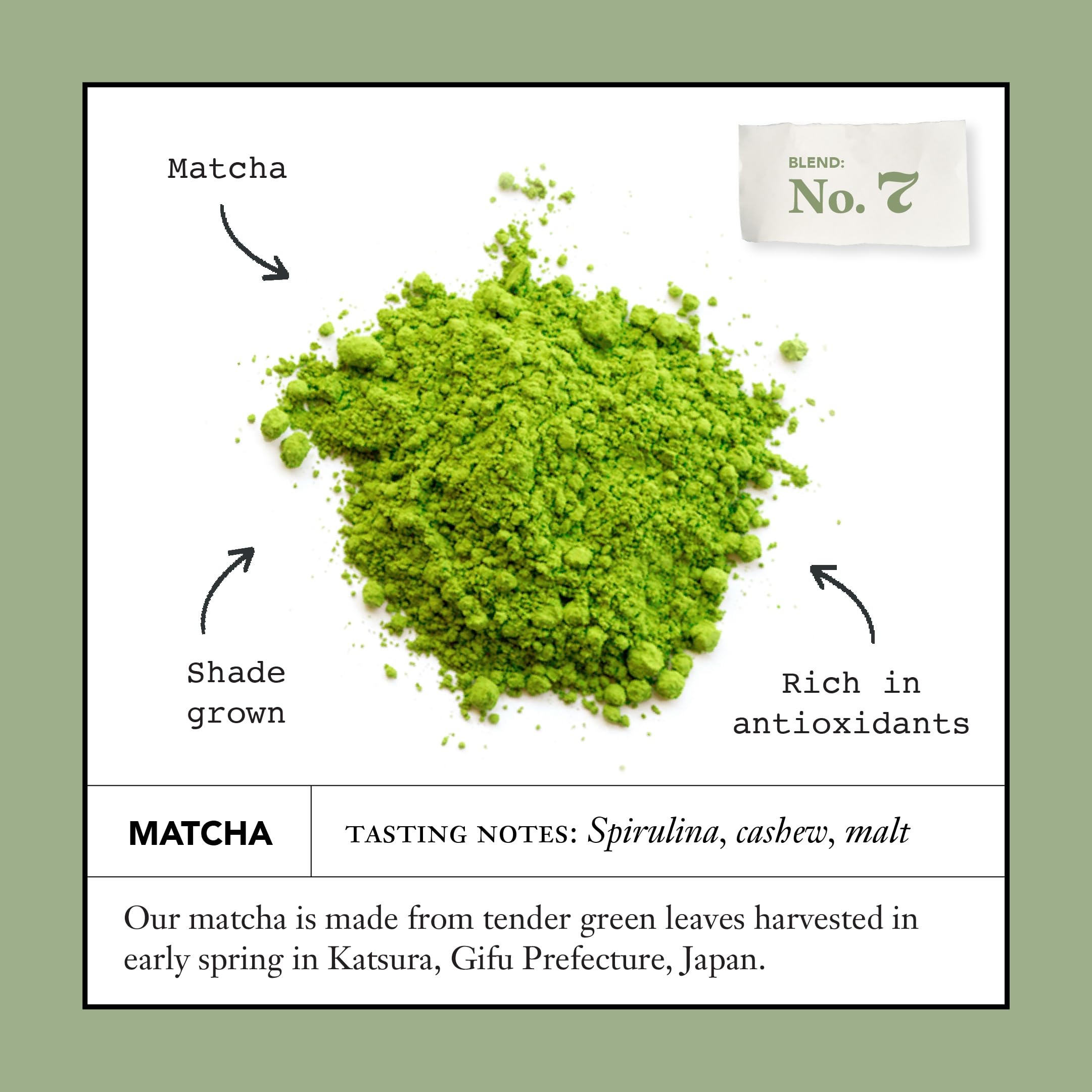 STEVEN SMITH TEAMAKER open tin with vivid green matcha powder ready to use
