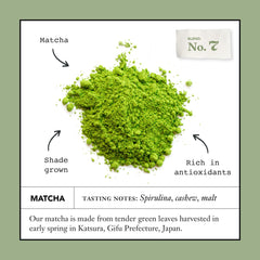 STEVEN SMITH TEAMAKER open tin with vivid green matcha powder ready to use