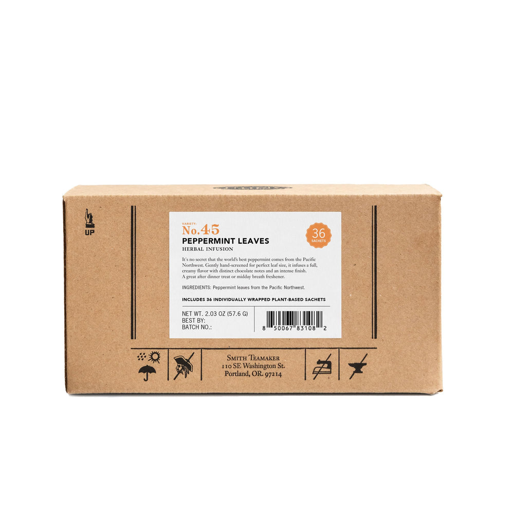 STEVEN SMITH TEAMAKER open box with neatly arranged plant-based sachets for convenience