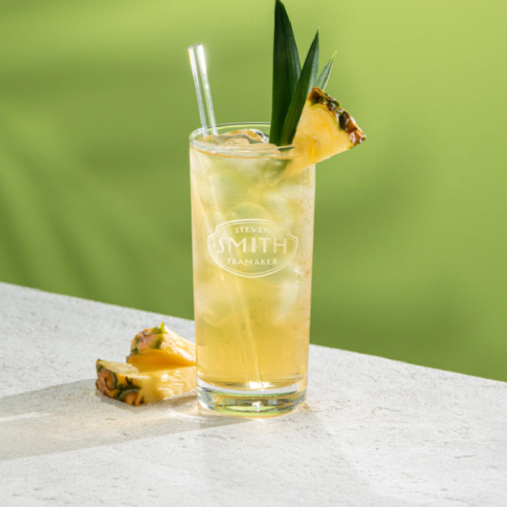 STEVEN SMITH TEAMAKER pitcher of brewed Pineapple Green iced tea ready to serve and refresh