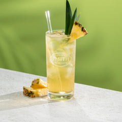 STEVEN SMITH TEAMAKER pitcher of brewed Pineapple Green iced tea ready to serve and refresh
