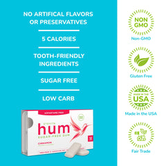 Stevita gum being chewed to demonstrate fresh breath and on-the-go freshness