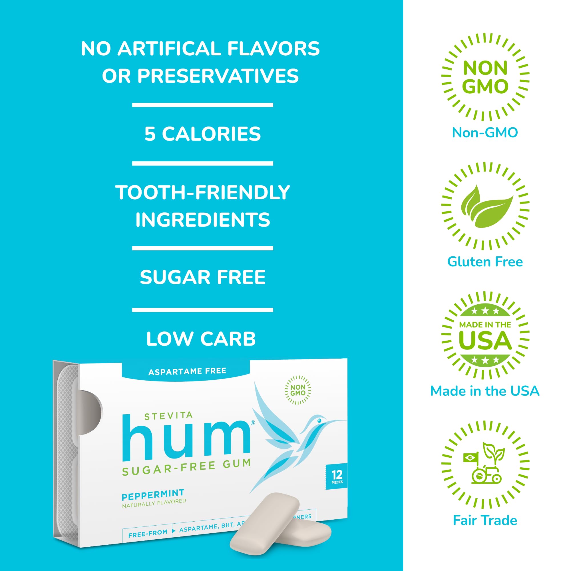 Stevita ingredient label view highlighting natural sweeteners and dietary benefits