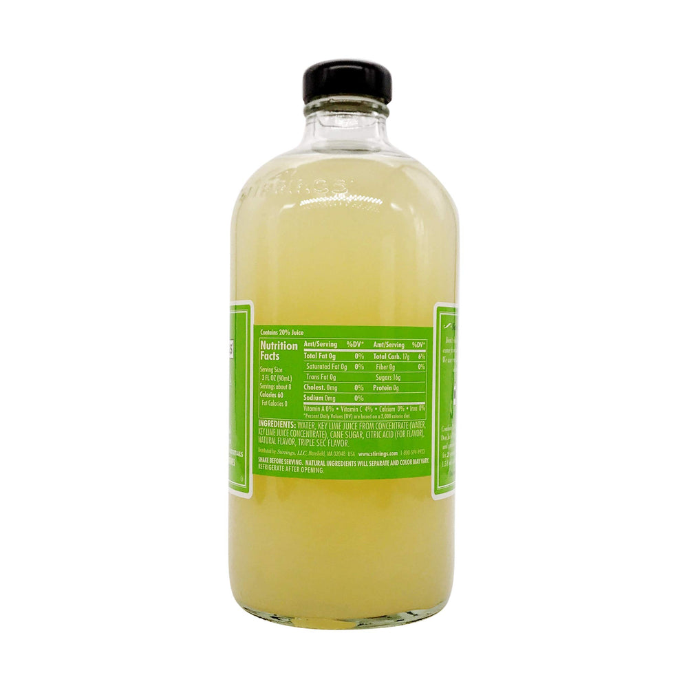Stirrings label and nutrition panel displays kosher and ingredient benefits