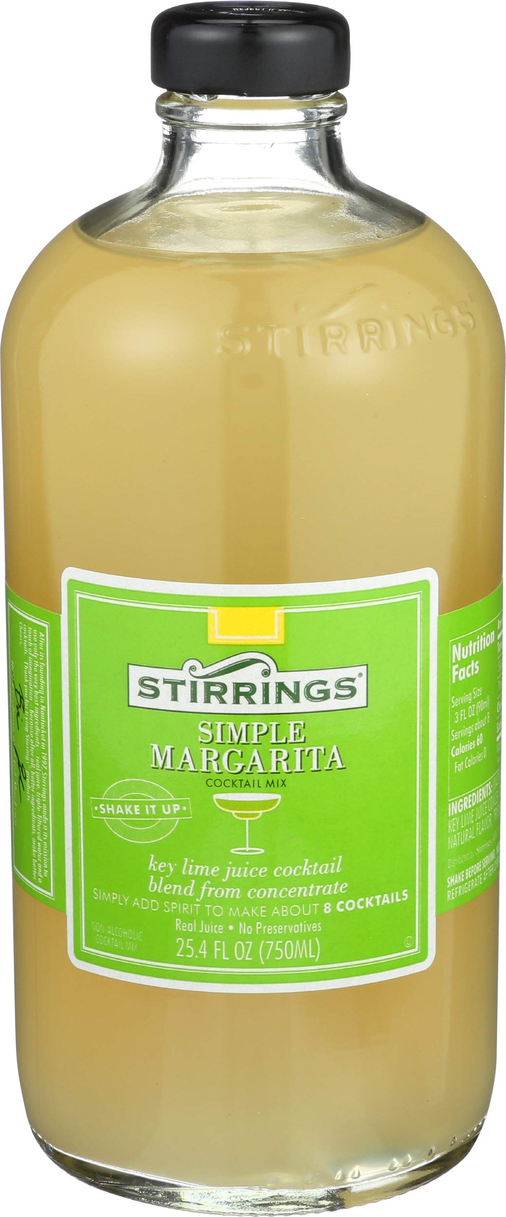 Stirrings front packaging shows label and ready-to-mix benefit