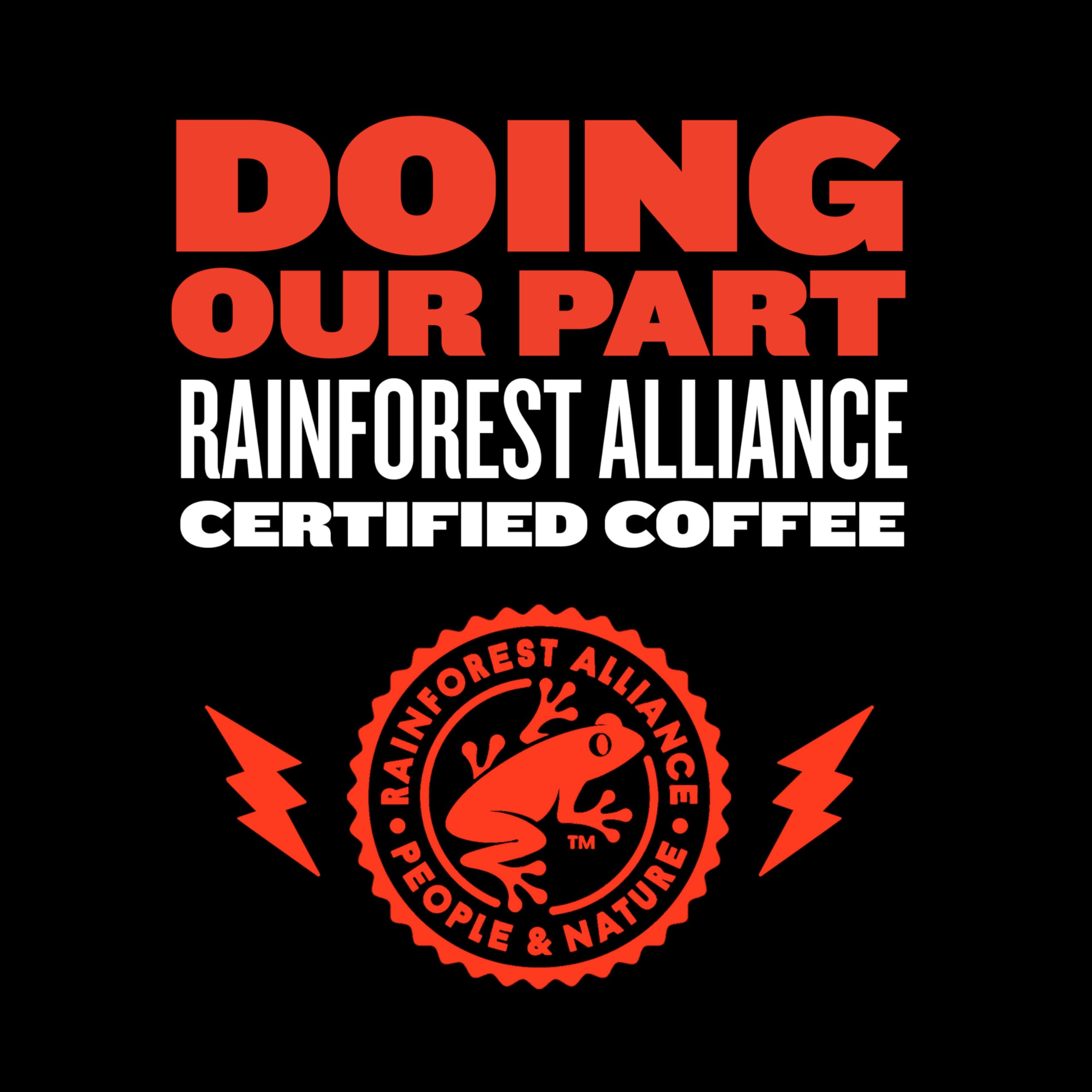 SToK label detail of Espresso Blend indicating roast notes and traceability benefit