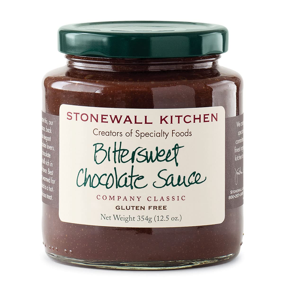 Stonewall Kitchen front jar showing product label and serving suggestion