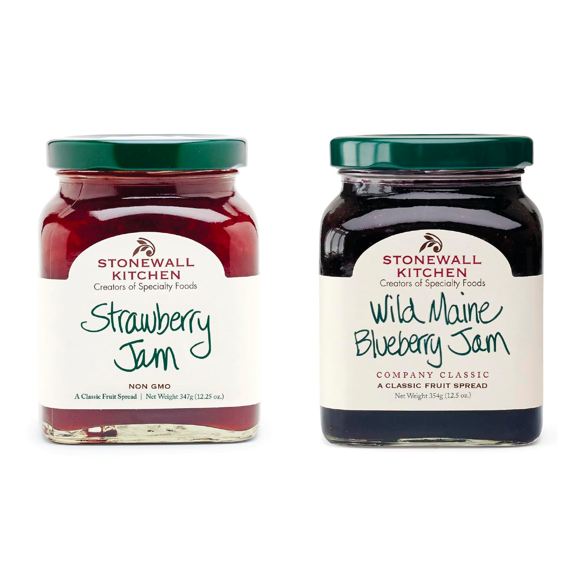 Stonewall Kitchen front packaging showing the classic jam duo and gift appeal