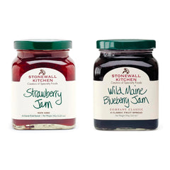 Stonewall Kitchen front packaging showing the classic jam duo and gift appeal