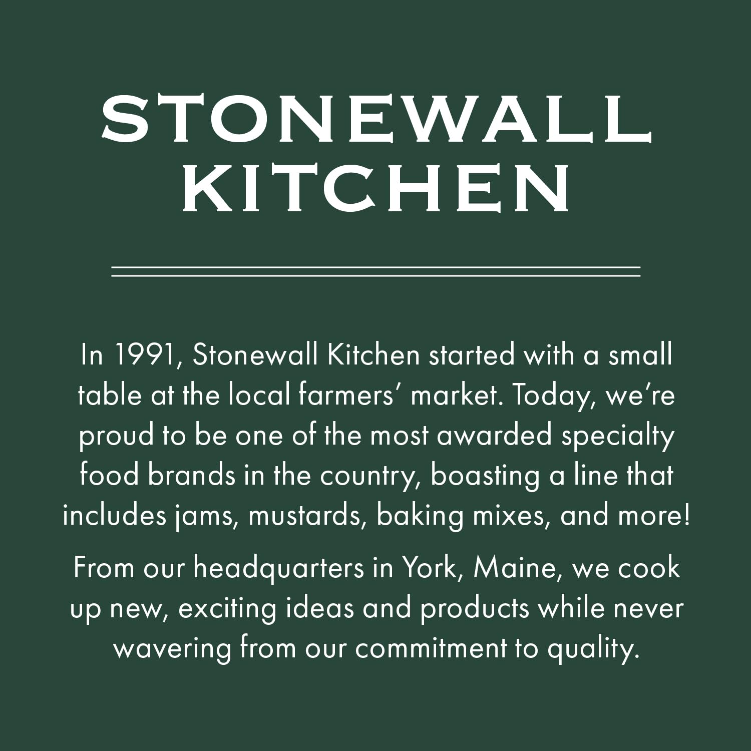Stonewall Kitchen jam duo in gift-ready box with tasteful presentation benefit