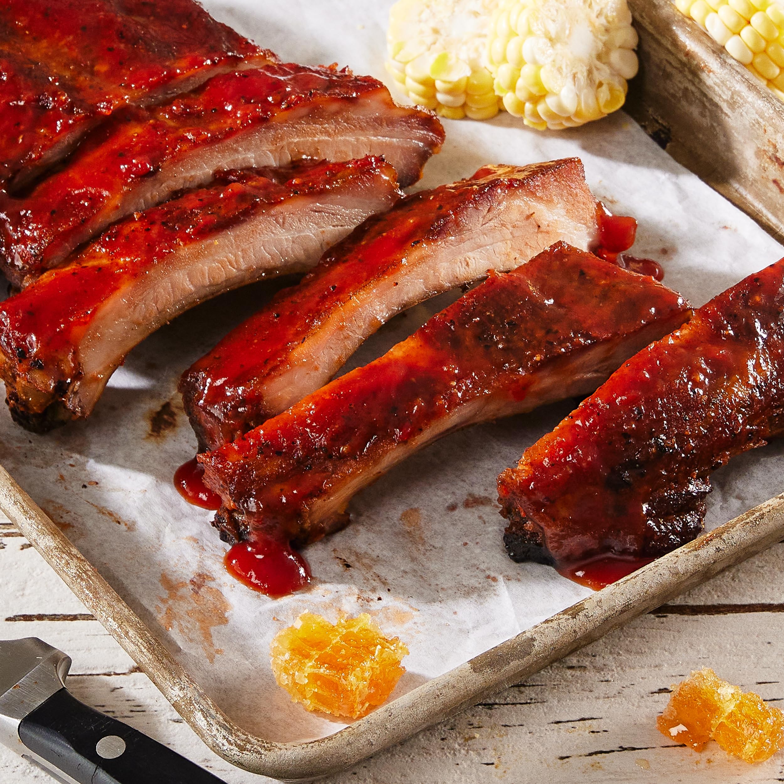 Stonewall Kitchen sauce on pulled-pork sandwich adding sweet-smoky flavor benefit