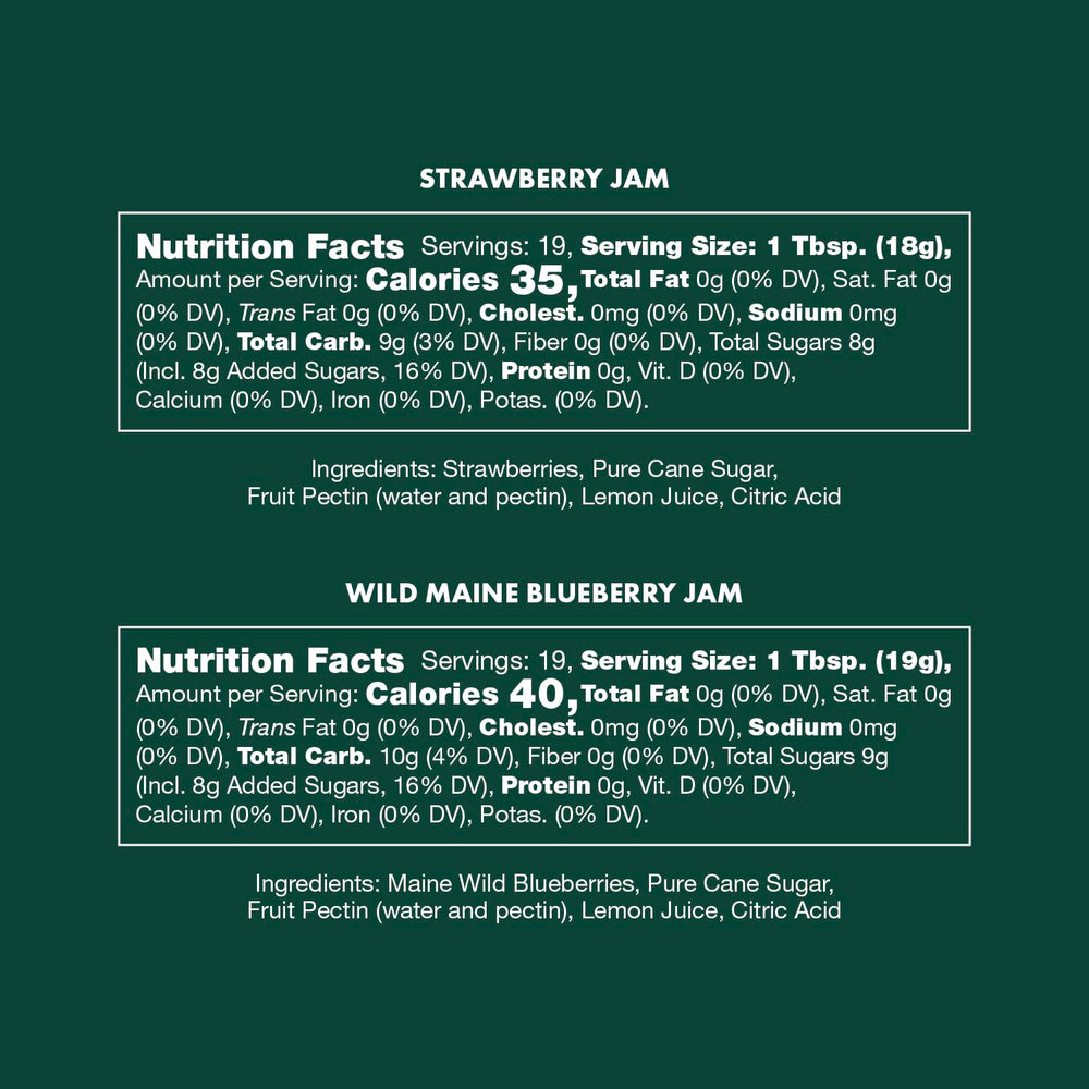 Stonewall Kitchen jars held in hand illustrating jar size and portion convenience