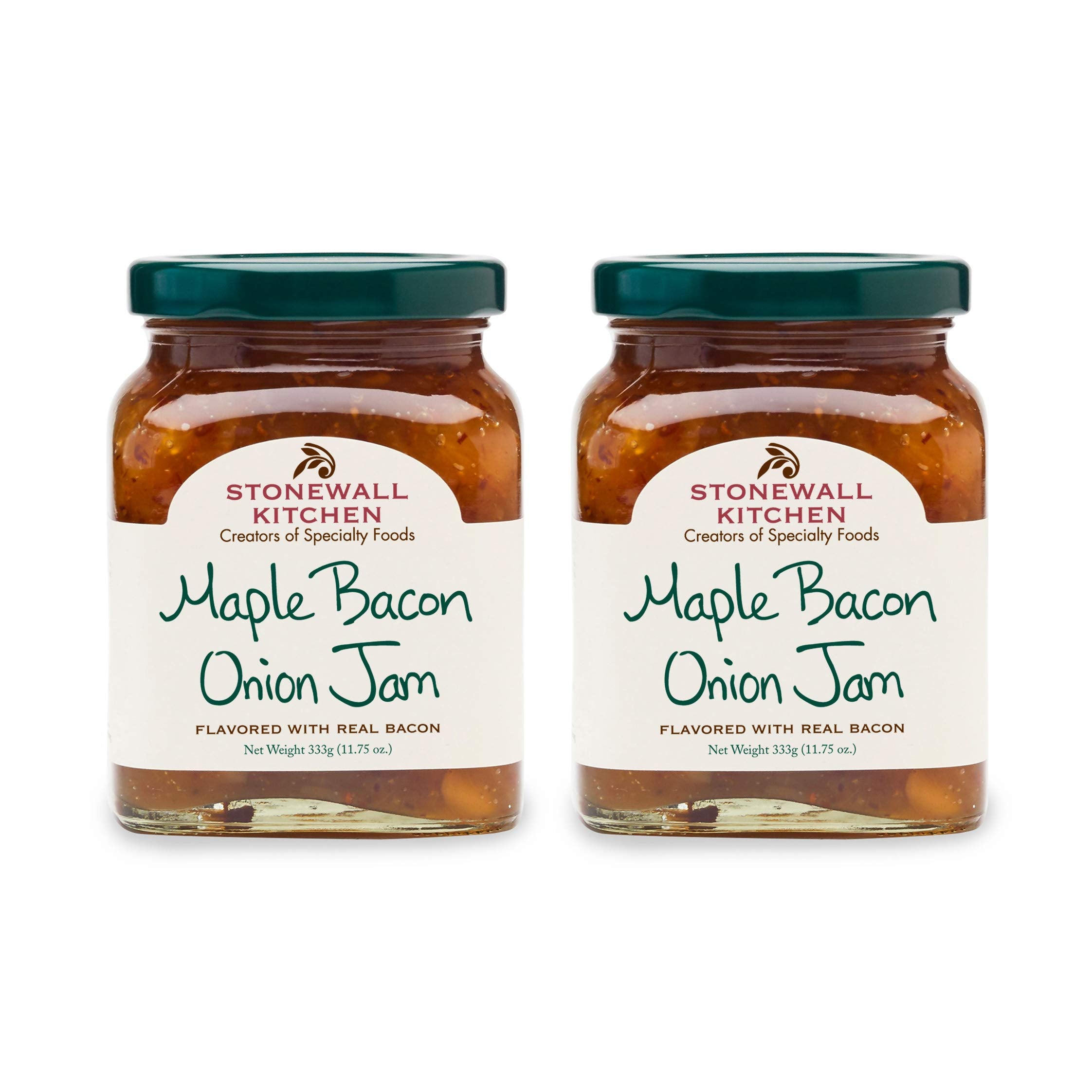 Stonewall Kitchen front packaging showing label and jar benefit adds gourmet flavor
