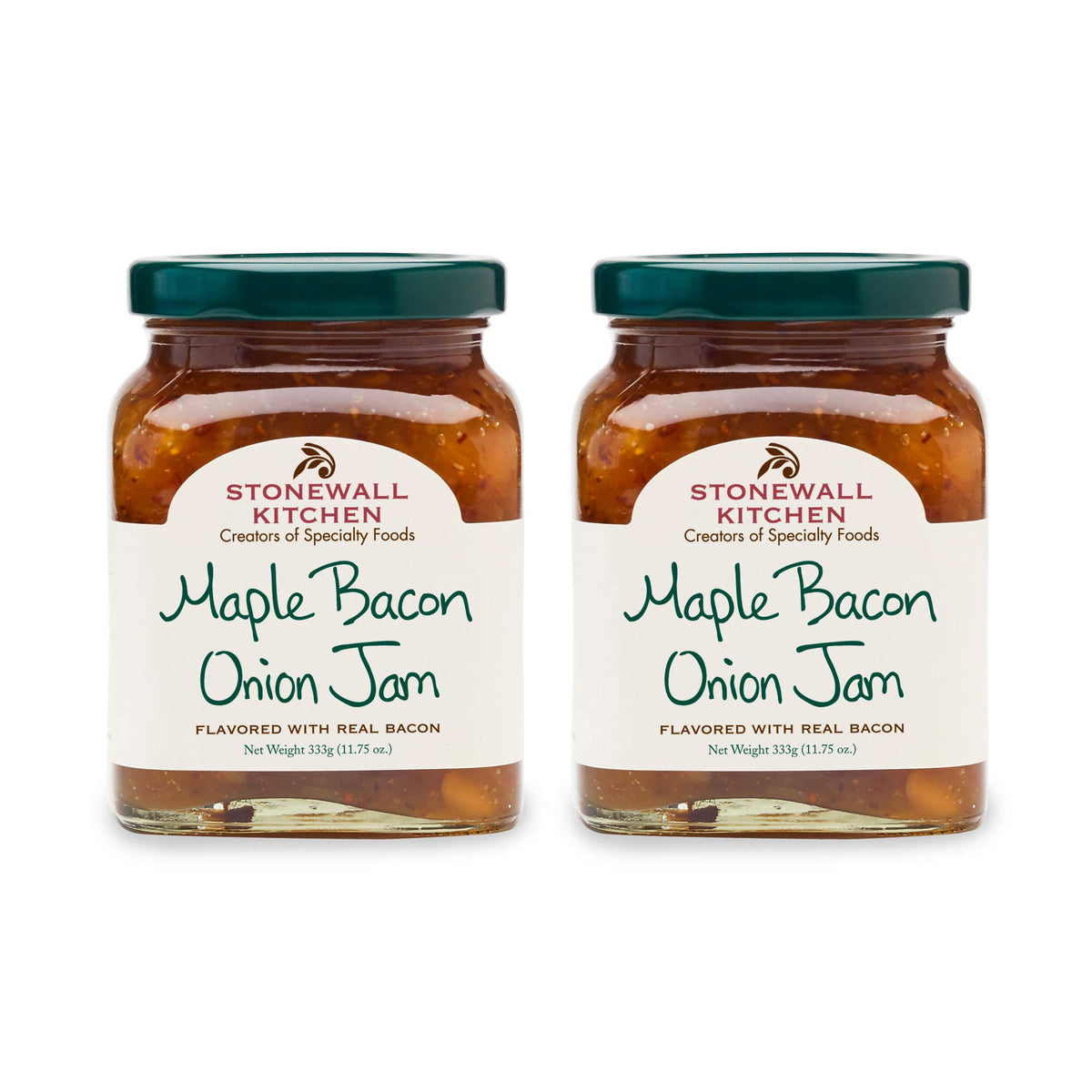 Stonewall Kitchen front packaging showing label and jar benefit adds gourmet flavor