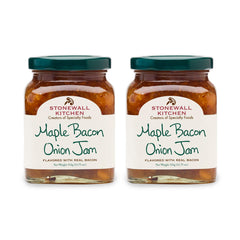 Stonewall Kitchen front packaging showing label and jar benefit adds gourmet flavor