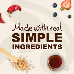 Stonewall Kitchen wild Maine blueberry jam on spoon showing rich berry flavor for pancakes