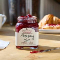 Stonewall Kitchen Wild Maine Blueberry jar close-up highlighting rich fruit flavor