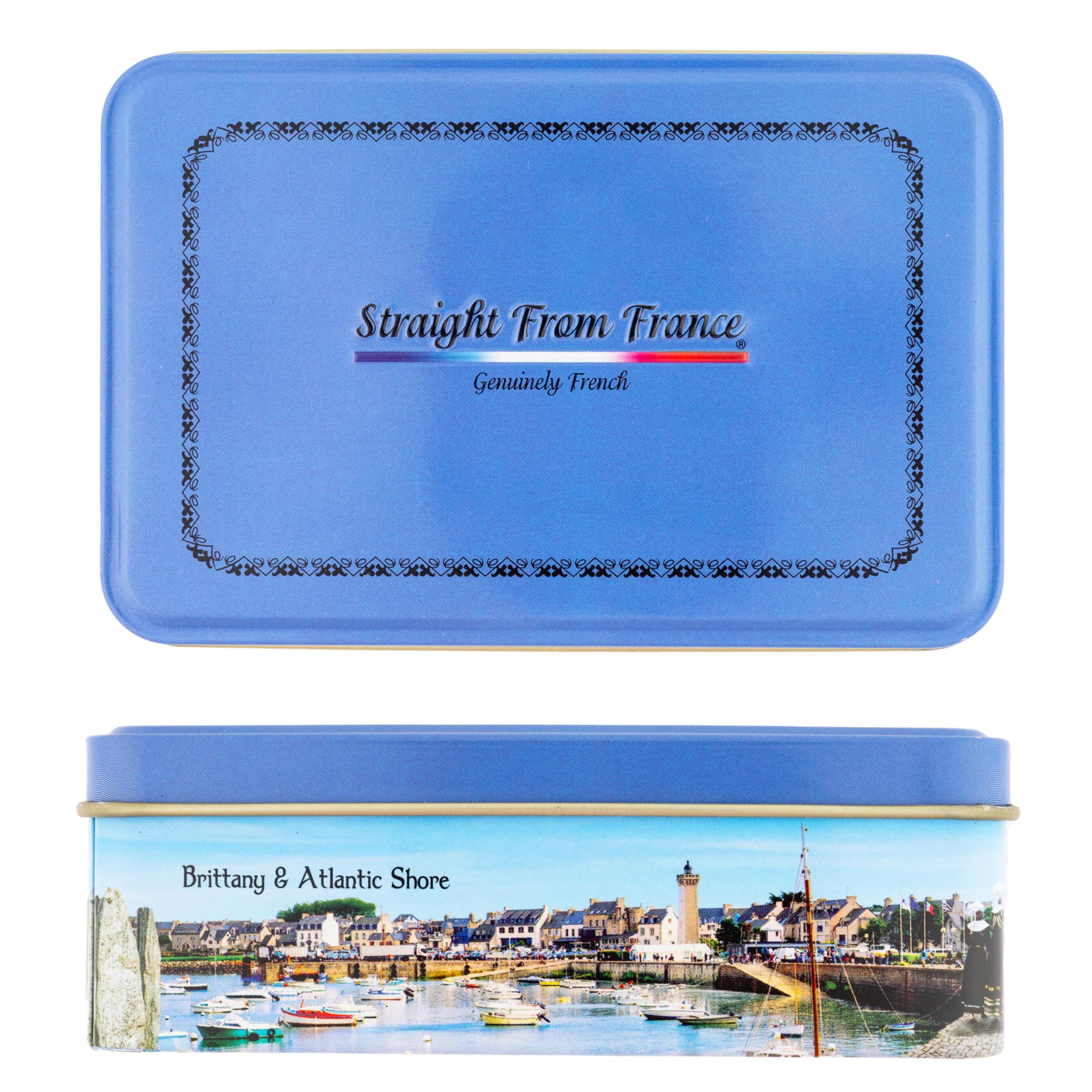 Straight from France individually wrapped caramels highlighting freshness and convenience