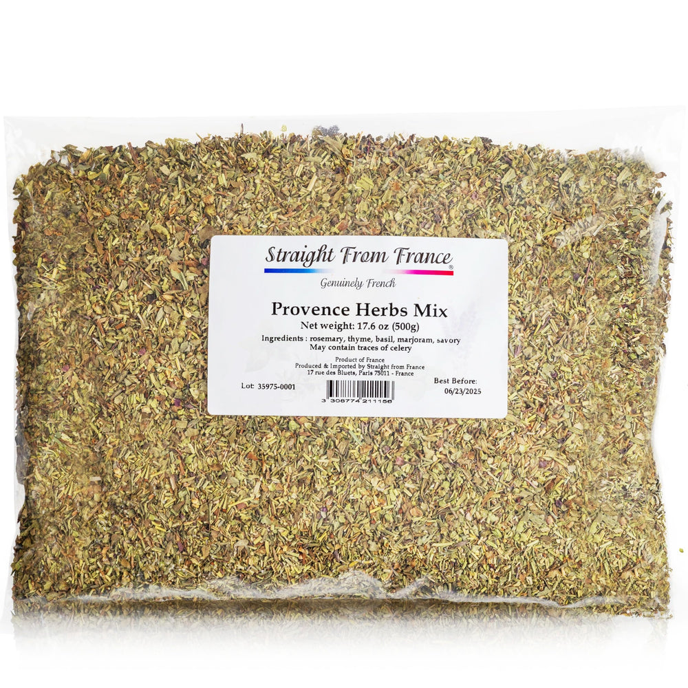 Straight from France front packaging showing authentic herbs and clear label benefit